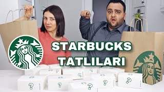 STARBUCKSTAKİ TÜM TATLILARI YEDİK BİNLERCE KALORİLİ MUKBANG 😱 [upl. by Nivad]