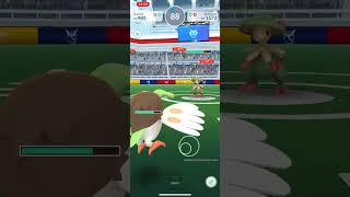 Dartrix Pokémon go battle [upl. by Narton]