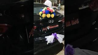 How to Decoration wedding car Decorate by sajid Colour Your Dreams Bagh I mehtab srg 9906654995 [upl. by Hachman590]