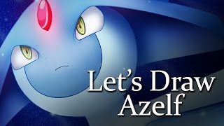 Lets Draw Azelf [upl. by Aneetsyrk]