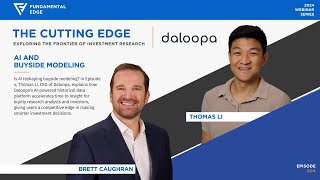 The Cutting Edge with Thomas Li from Daloopa [upl. by Everick]