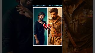 Allu Arjun 🥵 VS Ram Charan 🔥  shorts alluarjun ramcharan pushpa2 gamechanger [upl. by Allista]