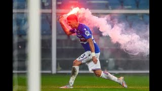 Genoa Sampdoria lultimo rigore decisivo sotto la Nord in lacrime Grande Sampdoria [upl. by Leakcim]