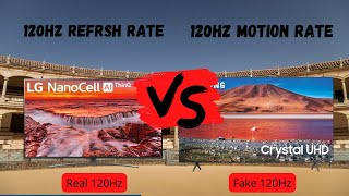 120Hz Refresh Rate vs 120Hz Motion Rate Whats The Difference [upl. by Amasa98]