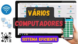 COMO USAR O SISTEMA EFICIENTE EM MAIS DE UM COMPUTADOR ONLINE OU EM REDE LOCAL [upl. by Ymar789]