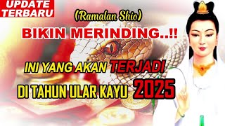 RAMALAN SHIO TAHUN ULAR KAYU 2025 Bikin Merinding [upl. by Durston]