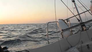 Sailing Contessa 26 Cavendysh Sunrise at Sea [upl. by Grimonia]