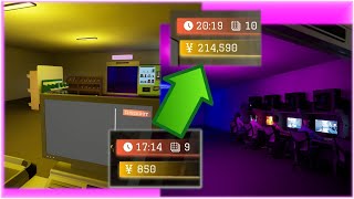 Making huge money by upgrading our gaming internet cafe in Gaming Cafe Simulator [upl. by Minni373]