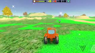 EL Pollito Pio Y el tractor 3D efecto gameplay [upl. by Sherurd799]