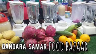 Food trip at Gandara Samar food bazaar [upl. by Enyahs]