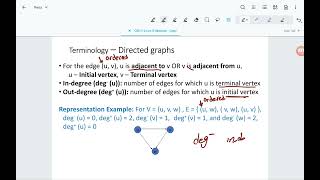 Lecture 08 introduction to Graph Theory [upl. by Naerol943]