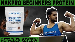 nakpro beginners whey protein review  nakpro beginners whey protein concentrate [upl. by Laine]