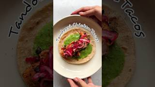 Tandoori chicken tacosIndian style tacos recipeChicken tikka tacos [upl. by Romo]