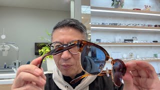 RayBan RB R 0504S CLUBMASTER REVERS Hamaya movie [upl. by Nairbal]