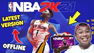 Nba 2k21 Latest Version for Android Mobile Offline  Tagalog Gameplay Tutorial [upl. by Itsa]