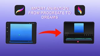 How to Import Animation from Procreate to Procreate Dreams [upl. by Enaoj557]