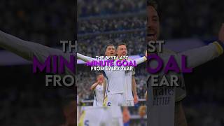 The best last minute goal from every year  part 1 [upl. by Hilda]