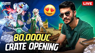 THE LUCKIEST CRATE OPENER IS BACK 80K UC X SUIT OPENING  ROAD TO 2M insta [upl. by Aninaj357]