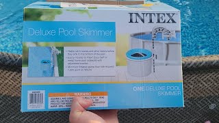 Intex Deluxe Wall Mount Surface Skimmer  Best Pool Skimmer 2023 [upl. by Eninahpets]