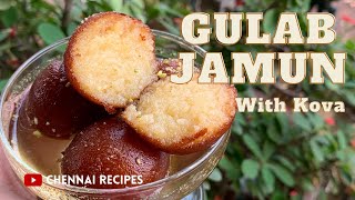 Kova GULAB JAMUN in Tamil  Chennai Recipes  Rindhu Ravi [upl. by Teodorico]