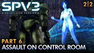 HALO CE SPV31  Walkthrough  Part 6 ASSAULT ON THE CONTROL ROOM 22 [upl. by Allistir]