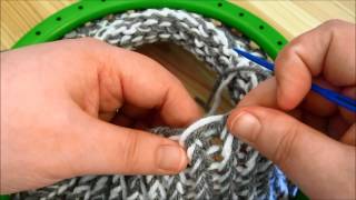 Loom Knitting  Beginning Stitches Too Loose [upl. by Nnylesor974]