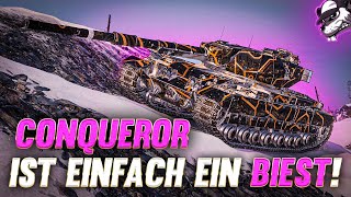 Der Conqueror ist einfach ein Biest World of Tanks  Gameplay  Deutsch [upl. by Ative]