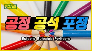 공정 공석 포정 Eutectic Eutectoid Peritectic [upl. by Arutek202]