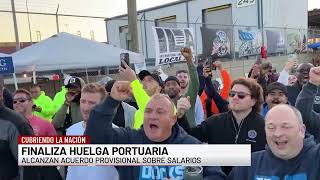 Trabajadores portuarios anuncian fin de la huelga en más de 30 puertos del país [upl. by Gwynne151]