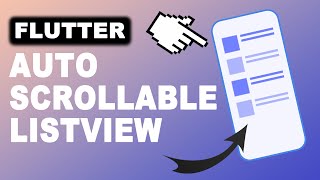 Flutter Tutorial  Flutter Auto Scrollable List Auto Scroll Listview Scroll Listview automatically [upl. by Euqram]