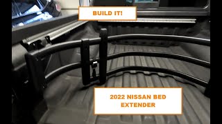 2022 Nissan Frontier SLIDING Bed Extender for UtiliTrack  How to Build [upl. by Oiraved278]