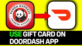 How To Use Panda Express Gift Card In Doordash App [upl. by Esened434]