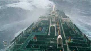 Tanker in big storm [upl. by Kolivas]