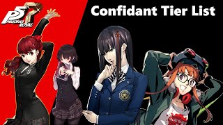 Persona 5 Royal Confidant Tier List [upl. by Adidnac660]