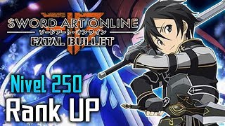 Sword Art Online Fatal Bullet  Método para subir nivel rápido 150 [upl. by Ard]