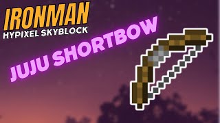 I got the Juju Shortbow  Hypixel Skyblock Ironman  episode 12 [upl. by Yllus]