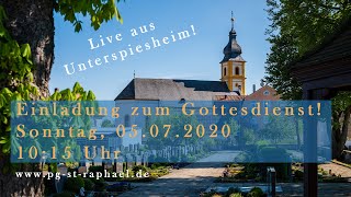 05072020 Live Gottesdienst zurück in Unterspiesheim [upl. by Noval]