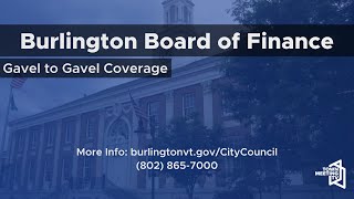 Burlington Board of Finance  1072024 [upl. by Roselin786]