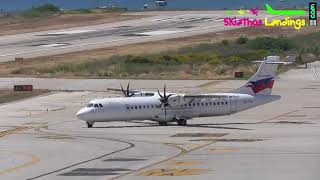 First Sky Express international service from Skiathos [upl. by Elbys341]