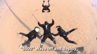 Category A AFF  Skydiving Training  Freefall Skills [upl. by Huei424]