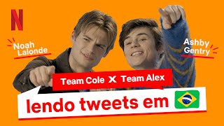 Noah LaLonde e Ashby Gentry leem tweets de fãs BR  Minha Vida com a Família Walter  Netflix Brasil [upl. by Savior]