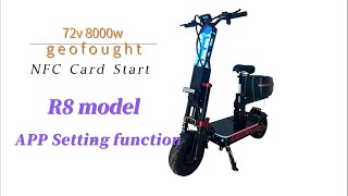 8000w 10000w dual motor 90120kmh fast speed 72v 100ah big battery range 200300km electric scooter [upl. by Eceerehs646]