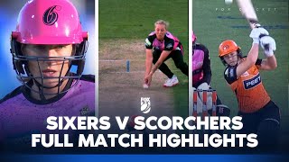 Perth Scorchers Women v Sydney Sixers Women  Full Match Highlights I 211124 [upl. by Idalla]