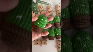 Groot Ağaç Adam ve Kaktüs Anahtarlıklarım amigurumi crochet handmade [upl. by Ettezel410]