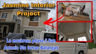 Jasmine project Blk18 Pag kabit ng tiles at kisame Le moubreza phase3 San Antonio EP517 [upl. by Lonnie]