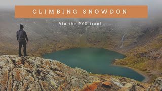 Climbing Snowdon Solo  PYG TRACK as fast as possible [upl. by Annahsirhc173]