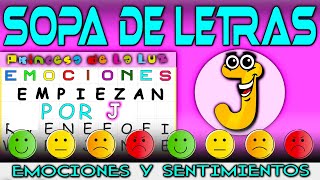 SOPA De LETRA 🥣 EMOCIONES y SENTIMIENTOS 🌟 PASATIEMPOS DIVERTIDOS [upl. by Aicaca163]