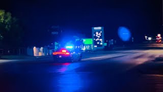 Oklahoma Highway Patrol Multiple police cars responding code 3 to a vehicle pursuit [upl. by Alamap]