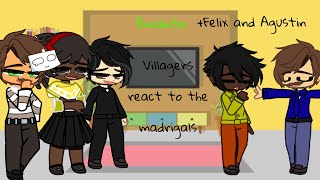 Encanto Villagers  Felix and Agustin react to the madrigals part 1 [upl. by Lazarus968]