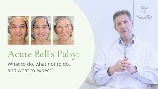 Acute Bells palsy What to do What NOT to do and What to expect [upl. by Hteb]